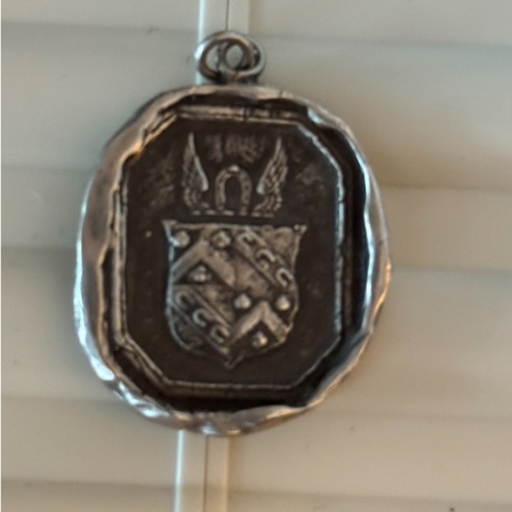 Pyrrha Silver Crest Pendant